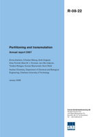 Partitioning and transmutation. Annual report 2007