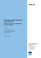 Long-range spatial dependence in fractured rock. Empirical evidence and implications for tracer transport