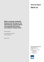 Water exchange estimates derived from forcing for the hydraulically coupled basins surrounding Äspö island and adjacent coastal water