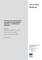 Chemical processes causing cementation in heat-affected smectite - the Kinnekulle bentonite