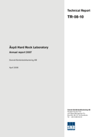 Äspö Hard Rock Laboratory. Annual report 2007