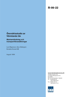 Översiktsstudie av Värmlands län. Markanvändning och transportförutsättningar