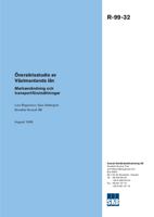 Översiktsstudie av Västmanlands län. Markanvändning och transportförutsättningar