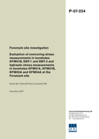 Evaluation of overcoring stress measurements in boreholes KFM01B, DBT-1 and DBT-3 and hydraulic stress measurements in boreholes KFM01A, KFM01B, KFM02A and KFM04A at the Forsmark site. Forsmark site investigation