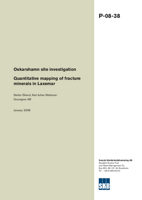 Quantitative mapping of fracture minerals in Laxemar. Oskarshamn site investigation