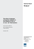 The effect of hydrogen and gamma radiation on the oxidation of UO2 in 0.1 mol · dm-3 NaCl solution