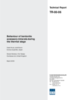 Behaviour of bentonite accessory minerals during the thermal stage