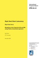 Äspö Hard Rock Laboratory. Äspö Task Force. Modelling of the Tasks 6A, 6B and 6B2 using Posiva streamtube approach