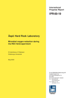 Äspö Hard Rock Laboratory. Microbial oxygen reduction during the REX field experiment