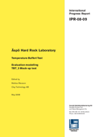 Äspö Hard Rock Laboratory. Temperature Buffer Test. Evaluation modelling. TBT_3 Mock-up test