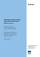 Explorative analysis of major components and isotopes. SDM-Site Forsmark