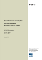 Fracture mineralogy. Results from drill core KLX15A. Oskarshamn site investigation