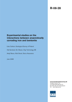 Experimental studies on the interactions between anaerobically corroding iron and bentonite