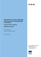 Description of surface hydrology and near-surface hydrogeology at Forsmark. Site descriptive modelling, SDM-Site Forsmark. Updated 2010-09