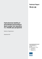 Hydrochemical stability of groundwaters surrounding a spent nuclear fuel repository in a 100,000 year perspective