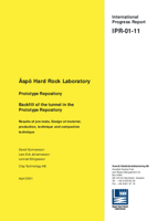 Äspö Hard Rock Laboratory. Prototype Repository. Backfilling of the tunnel in the Prototype Repository. Results of pre-tests. Design of material, production, technique and compaction technique