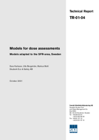 Models for dose assessments. Models adapted to the SFR-area, Sweden