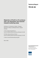 Reduction of Pu(VI) on Fe surfaces: soft x-ray absorption and resonant inelastic scattering study