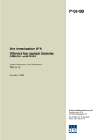 Difference flow logging in boreholes KFR102B and KFR103. Site investigation SFR