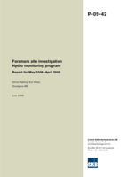 Hydro monitoring program. Report for May 2008-April 2009. Forsmark site investigation