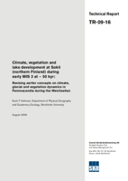 Climate, vegetation and lake development at Sokli (northern Finland) during early MIS 3 at ~ 50 kyr: Revising earlier concepts on climate, glacial and vegetation dynamics in Fennoscandia during the Weichselian