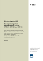 Geological single-hole interpretationof KFR101, HFR101, HFR102 and HFR105. Site investigation SFR