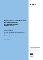 Hydrogeological conceptualisation and parameterisation. Site descriptive modelling SDM-Site Laxemar