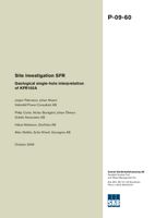 Geological single-hole interpretation of KFR102A. Site investigation SFR