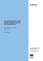 Uncertainty aspects of the digital elevation model for the Forsmark area