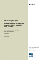 Boremap mapping of core drilled boreholes KFR104 and KFR27 (from 147.5 m). Site investigation SFR