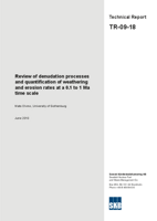 Review of denudation processes and quantification of weathering and erosion rates at a 0.1 to 1 Ma time scale