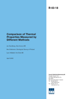 Comparison of Thermal Properties Measured by Different Methods