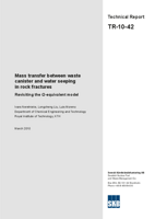 Mass transfer between waste canister and water seeping in rock fractures. Revisiting the Q-equivalent model