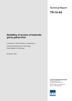 Modelling of erosion of bentonite gel by gel/sol flow