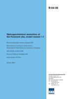 Hydrogeochemical evaluation of the Forsmark site, model version 1.1