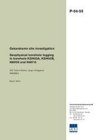 Geophysical borehole logging in borehole KSH03A, KSH03B, HAV09 and HAV10. Oskarshamn site investigation