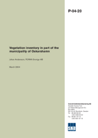 Vegetation inventory in part of the municipality of Oskarshamn