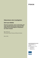 Drill hole KSH02. Thermal properties: heat conductivity and heat capacity determined using the TPS method and mineralogical composition by modal analysis. Oskarshamn site investigation