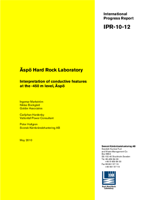 Äspö Hard Rock Laboratory. Interpretation of conductive features at the -450 m level, Äspö