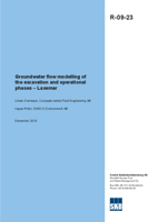 Groundwater flow modelling of the excavation and operational phases - Laxemar