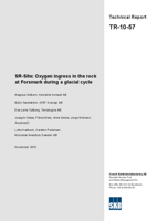 SR-Site: Oxygen ingress in the rock at Forsmark during a glacial cycle. Updated 2015-05