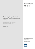 Thermo-hydro-geochemical modelling of the bentonite buffer. LOT A2 experiment