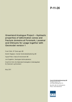 Greenland Analogue Project - Hydraulic properties of deformation zones and fracture domains at Forsmark, Laxemar and Olkiluoto for usage together with Geomodel version 1