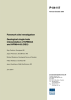 Geological single-hole interpretation of KFM02A and HFM04-05 (DS2). Forsmark site investigation Revised October 2006