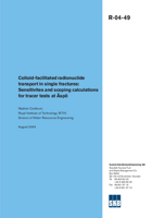 Colloid-facilitated radionuclide transport in single fractures: Sensitivites and scoping calculations for tracer tests at Äspö