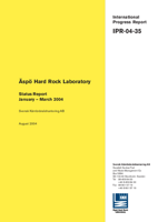 Äspö Hard Rock Laboratory. Status report January - March 2004