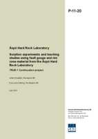 Äspö Hard Rock Laboratory. Sorption experiments and leaching studies using fault gouge and rim zone material from the Äspö Hard Rock Laboratory. TRUE-1 Continuation project