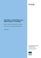 Description of deformation zone model version 2.3, Forsmark. Updated 2015-11