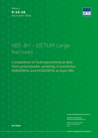 KBS-3H - DETUM Large fractures. Compilation of hydrogeochemical data from groundwater sampling in boreholes K08028F01 and K03009F01 at Äspö HRL