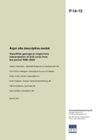 Äspö site descriptive model. Simplified geological single-hole interpretation of drill cores from the period 1988-2002